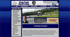 Desktop Screenshot of greggcountytxsheriff.org